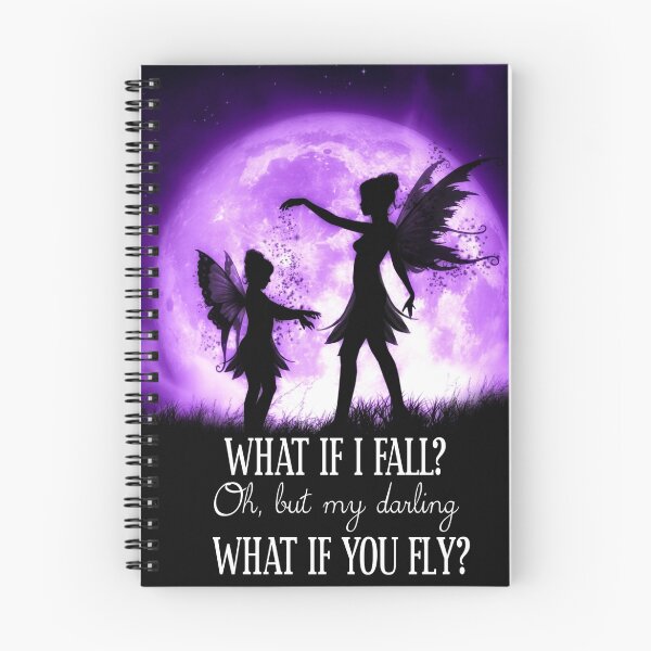 Item preview, What if I Fall? Oh, but my darling what if you fly? designed and sold by JulieFainArt.