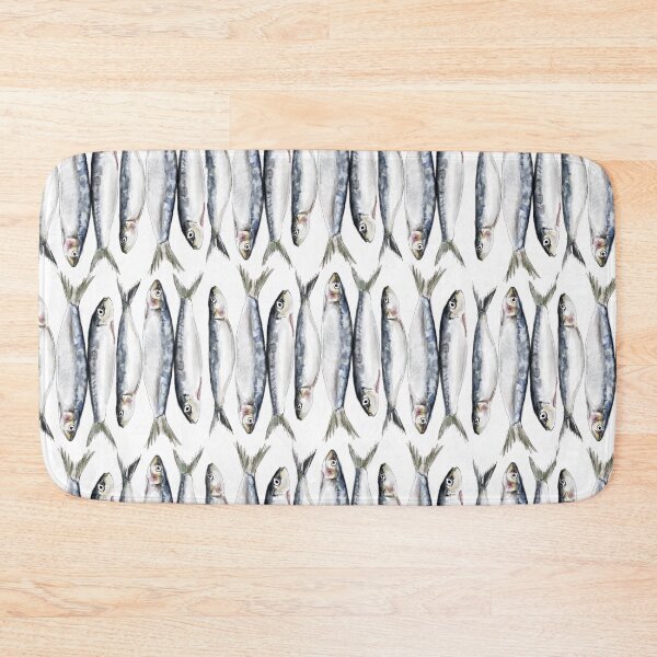 Item preview, Packed Sardine Fish Pattern designed and sold by hellocando.