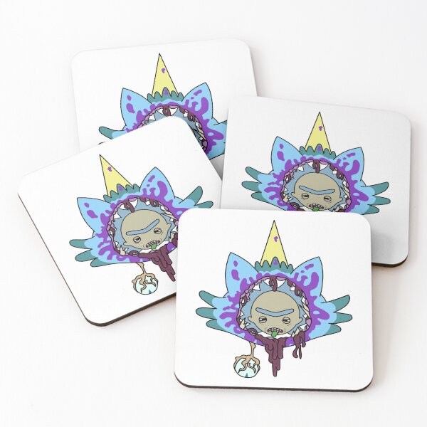 Rick and Morty R.I.P. Chachi Coasters (Set of 4)