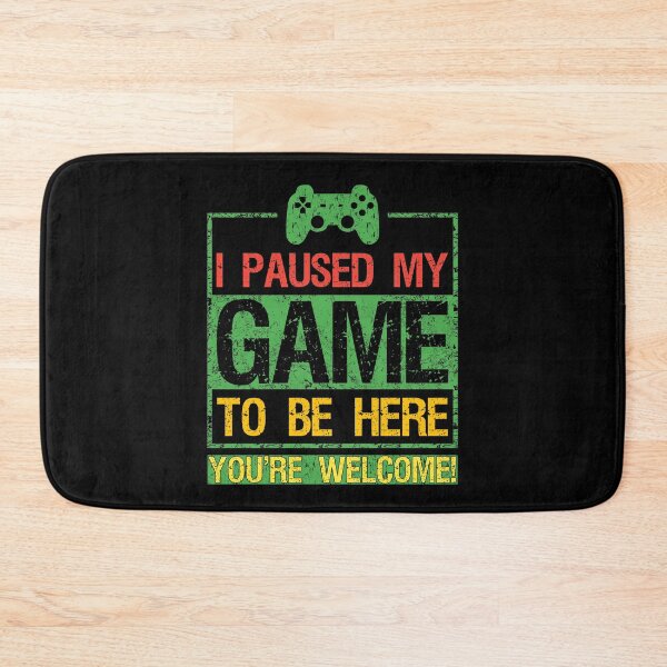 Item preview, I Paused My Game To Be Here Vintage Design Great Gift For Video Game Lovers Funny Gamers designed and sold by naworas.