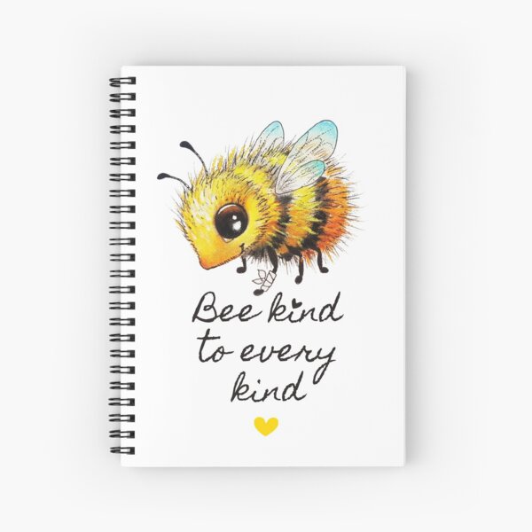 Bee by Maria Tiqwah Spiral Notebook