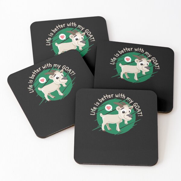 Item preview, Life is better joke my goat designed and sold by Weilichesmag.