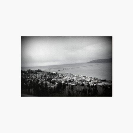 view from the Astoria Column Astoria–Megler Bridge Art Board Print