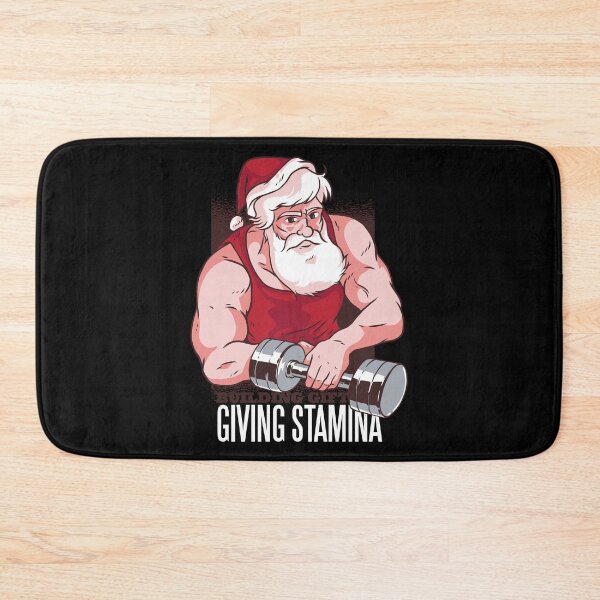 Item preview, santa at the gym  designed and sold by pirminio.