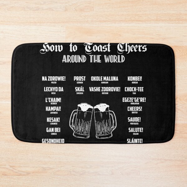 Item preview, HOW TO Cheers / Cheers in the World with Beer I Map designed and sold by ChrisFeil.