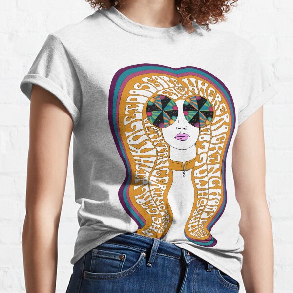 The Beatles, Lucy In The Sky With Diamonds, The Girl With Kaleidoscope Eyes Classic T-Shirt