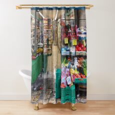 aix en provence marché Shower Curtain