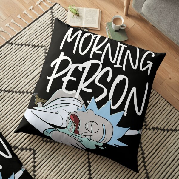 Not a morning person Floor Pillow
