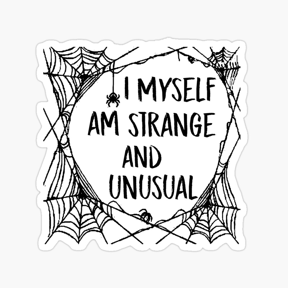 Mug Isotherme Je Suis Moi Meme Etrange Et Insolite Beetlejuice Citation Lydia Creepy Halloween Spiderweb Par Graphicxbomb Redbubble