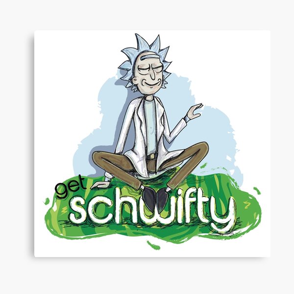 Relaxing Rick, Rick and Morty Canvas Print