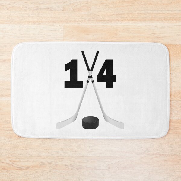 Item preview, Hockey number 14 - fourteen with sticks and disc designed and sold by AllShirts21.