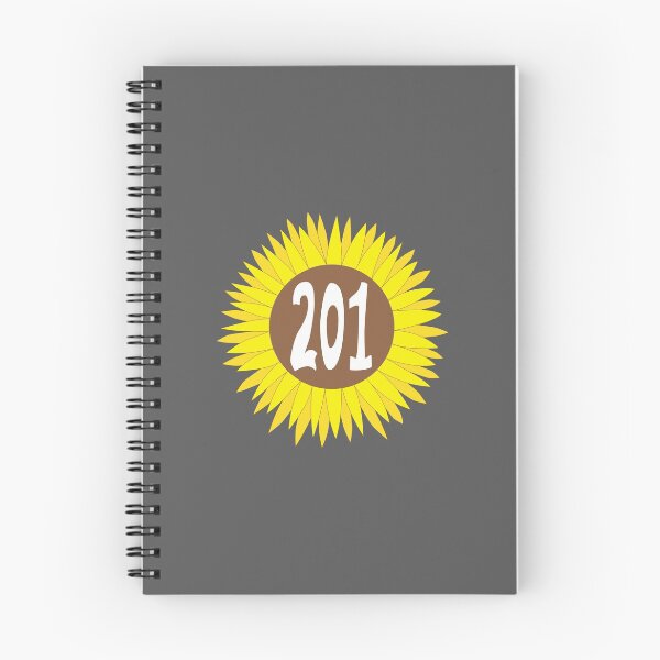 Item preview, Hand Drawn New Jersey Sunflower 201 Area Code designed and sold by itsrturn.