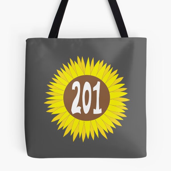 Item preview, Hand Drawn New Jersey Sunflower 201 Area Code designed and sold by itsrturn.