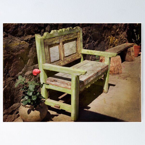 Artikelvorschau, Green Bench - Sayulita, Mexico entworfen und verkauft von Lynnette Peizer.