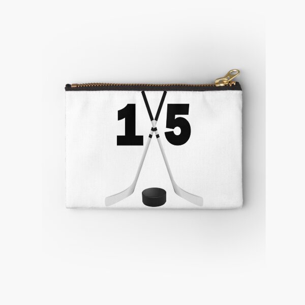 Item preview, Hockey number 15 - fifteen with sticks and disc designed and sold by AllShirts21.