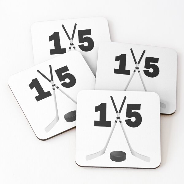 Item preview, Hockey number 15 - fifteen with sticks and disc designed and sold by AllShirts21.