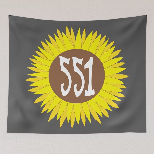 Item preview, Hand Drawn New Jersey Sunflower 551 Area Code designed and sold by itsrturn.