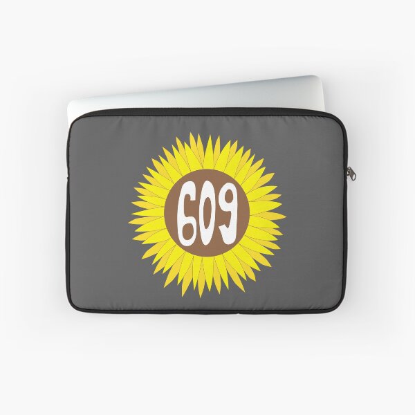 Item preview, Hand Drawn New Jersey Sunflower 609 Area Code designed and sold by itsrturn.