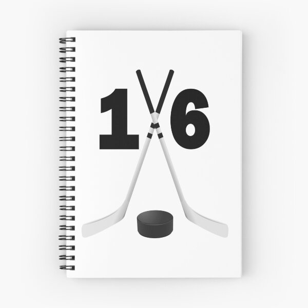 Item preview, Hockey number 16 - sixteen with sticks and disc designed and sold by AllShirts21.