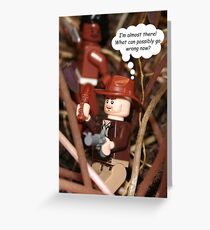 Losing Focus Greeting Card