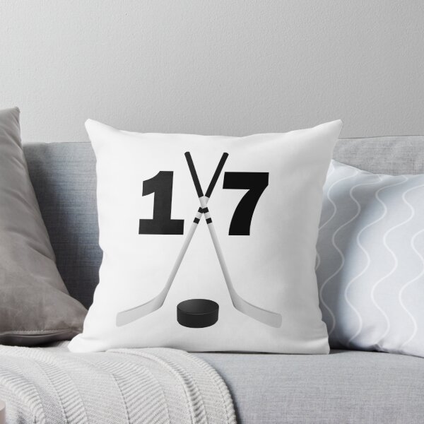 Item preview, Hockey number 17 - seventeen with sticks and disc designed and sold by AllShirts21.