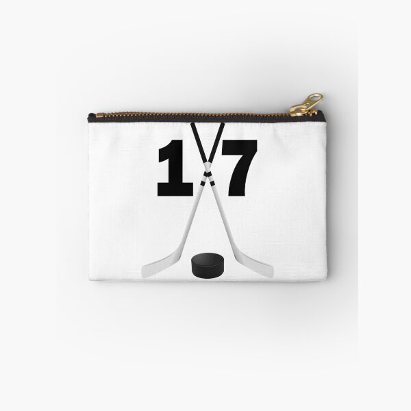 Item preview, Hockey number 17 - seventeen with sticks and disc designed and sold by AllShirts21.