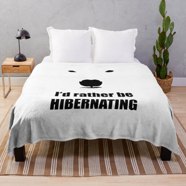 Item preview, I'd rather be hibernating (minimalist) designed and sold by irina121d.