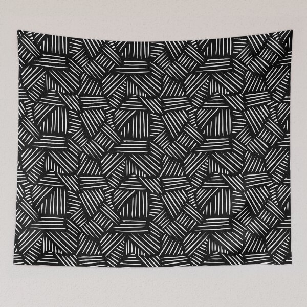 Item preview, Straw Bed Black and White designed and sold by majoihart.