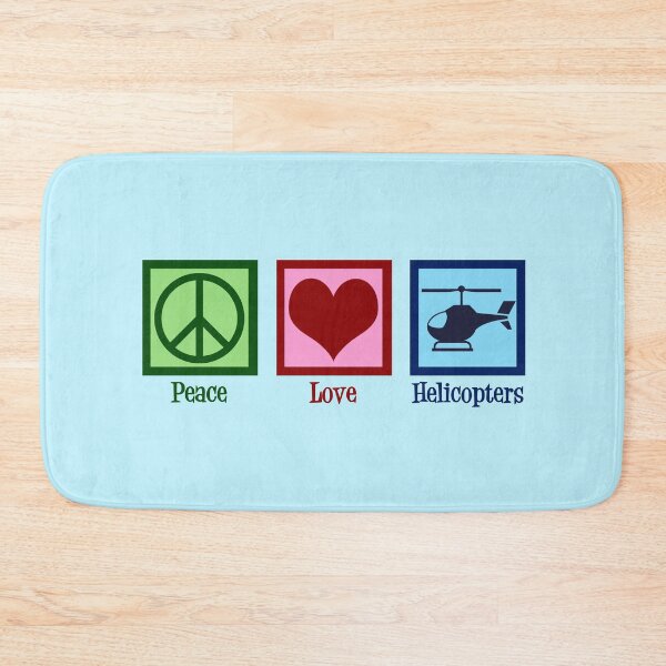 Item preview, Peace Love Helicopters designed and sold by Epic Love Designs.