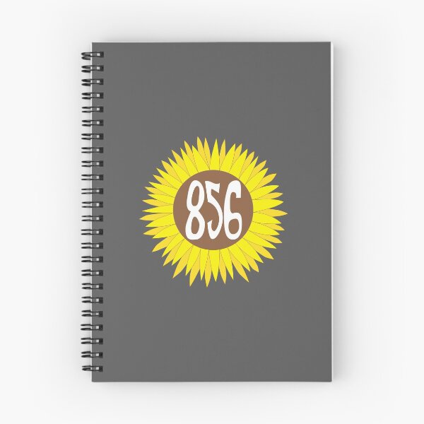 Item preview, Hand Drawn New Jersey Sunflower 856 Area Code designed and sold by itsrturn.