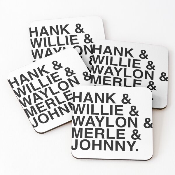Item preview, Country Artist - Classic Country - Hank & Willie & Waylon & Merle & Johnny designed and sold by kschneck15.