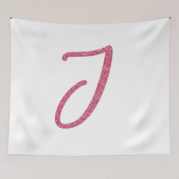 Item preview, Pink Glitter Letter "J" designed and sold by QthePhotog.