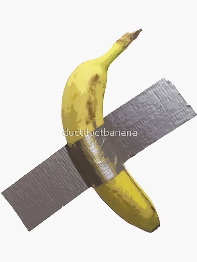 "Banana Duct Tape" Sticker by ductductbanana Redbubble