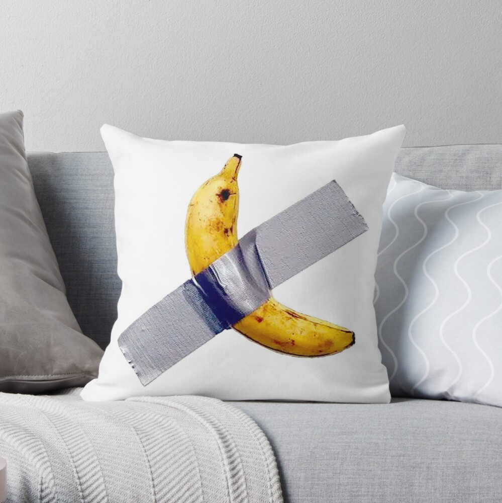 banana throw pillow