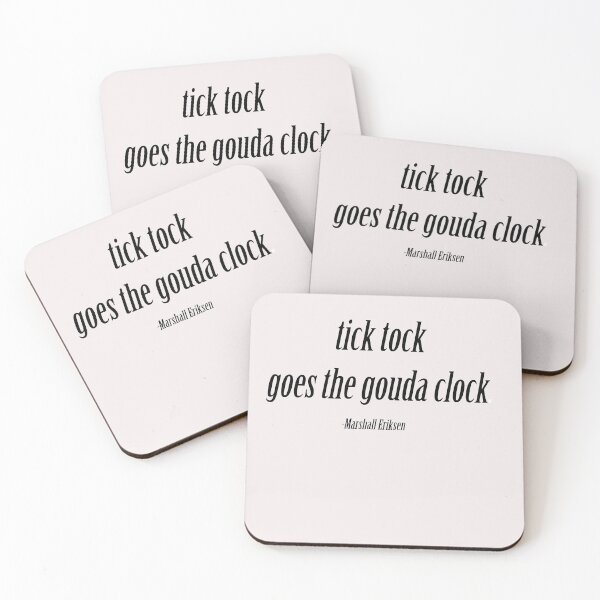 Item preview, Tick Tock Goes the Gouda Clock designed and sold by Cameron Mills.