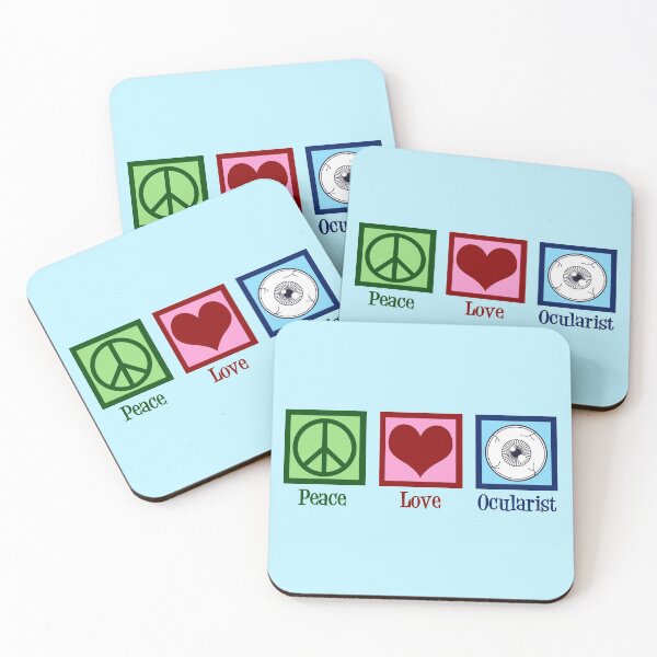Item preview, Peace Love Ocularist designed and sold by Epic Love Designs.