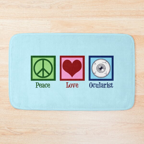Item preview, Peace Love Ocularist designed and sold by Epic Love Designs.