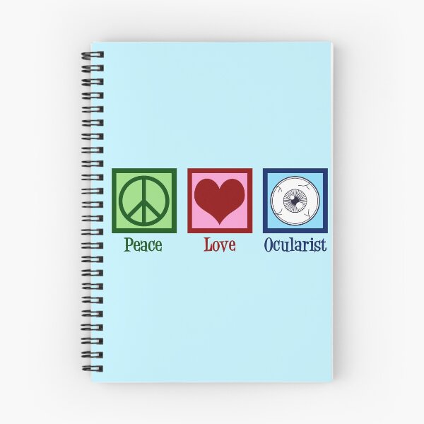 Item preview, Peace Love Ocularist designed and sold by Epic Love Designs.