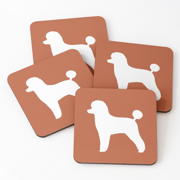 Item preview, White Toy Poodle Silhouette(s) designed and sold by Jenn Inashvili.