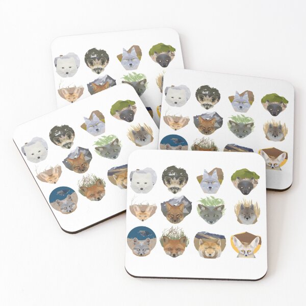 Item preview, Foxes of the World designed and sold by LemurBurns.