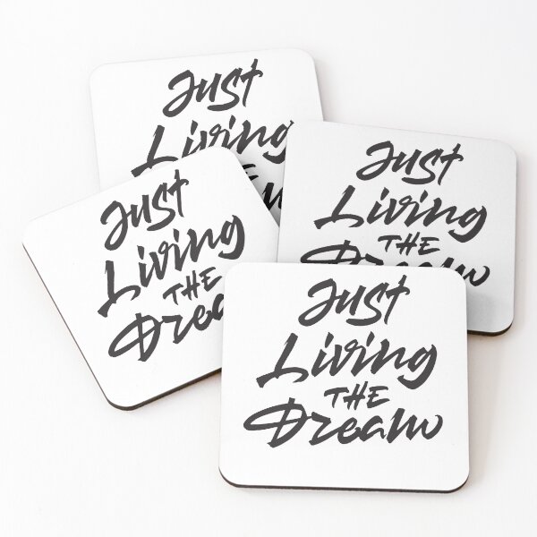 Item preview, Just Living The Dream designed and sold by Zagach Letters.
