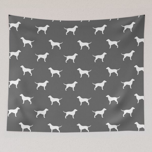 Item preview, Curly Coated Retriever Silhouette(s) designed and sold by Jenn Inashvili.