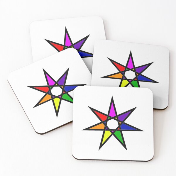 Item preview, Light of the Seven Colors of the Rainbow Star designed and sold by SolarCross.