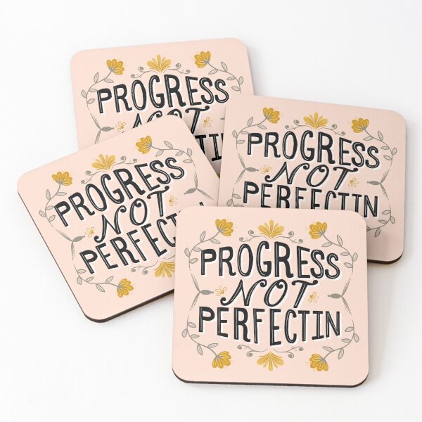Item preview, Progress not perfection designed and sold by Anna Fox.