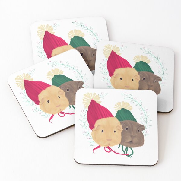 Item preview, Guinea pig | Christmas | Santa Hat designed and sold by frauvonesleve.