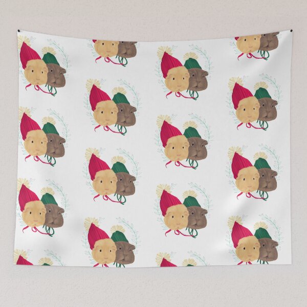 Item preview, Guinea pig | Christmas | Santa Hat designed and sold by frauvonesleve.