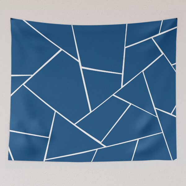 Item preview, Classic Blue Geometric Glam #1 #geo #decor #art designed and sold by Anita's & Bella's Art.