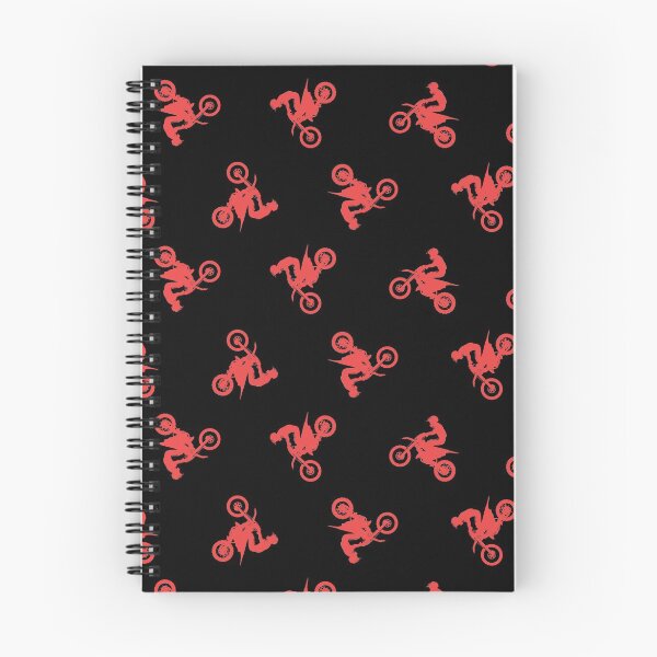 Item preview, Motocross Motorcycle Red Rider Endless Seamless Pattern  designed and sold by MaverickMoto.