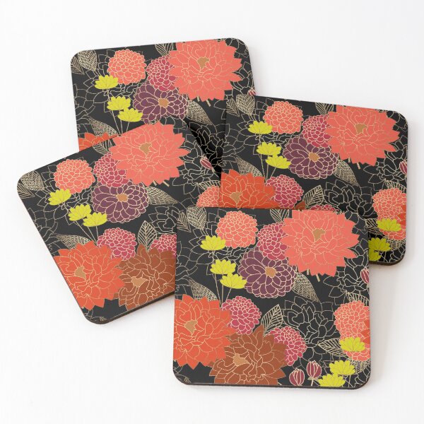 Item preview, Dahlias designed and sold by inkblotcreative.