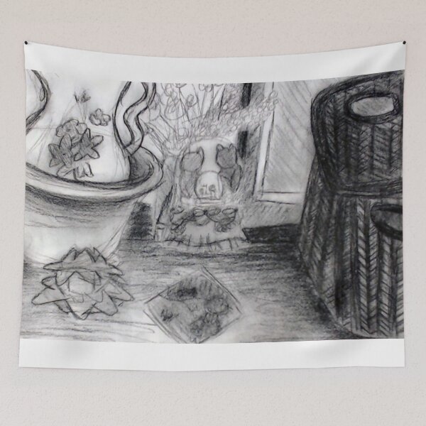 Item preview, Charcoal Still Life Study designed and sold by Marshmewwos.